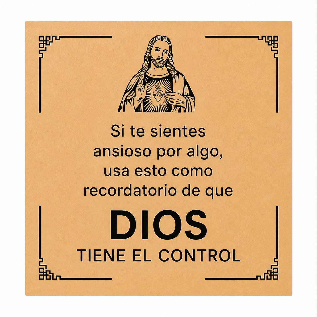 Tarjeta Mensaje de Fe